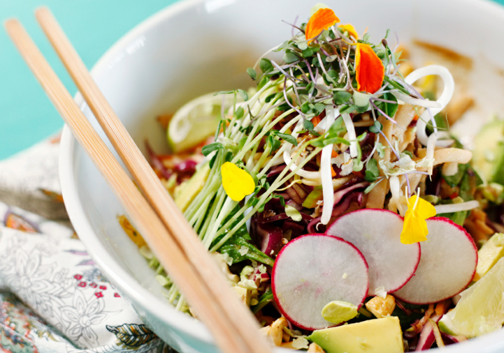 Stay Cool in the Summer Heat With Pad Thai Noodle Salad