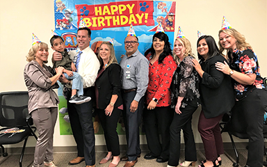 Young clinic patient receives surprise birthday party in Reedley