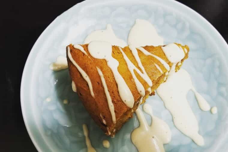 Recipe: Sweet Potato Spice Cake with Vanilla Cashew Cream