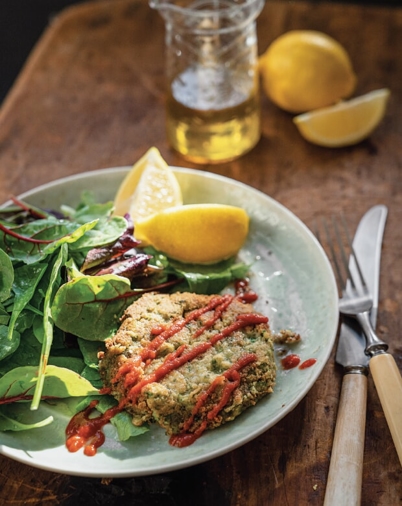 Falafel-Inspired Chickpea Patties