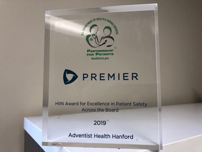 Adventist Health Hanford awarded for Excellence in Patient Safety