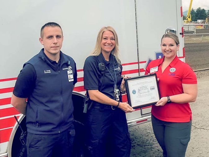 Adventist Health Tillamook Managers Honored by Department of Defense Office