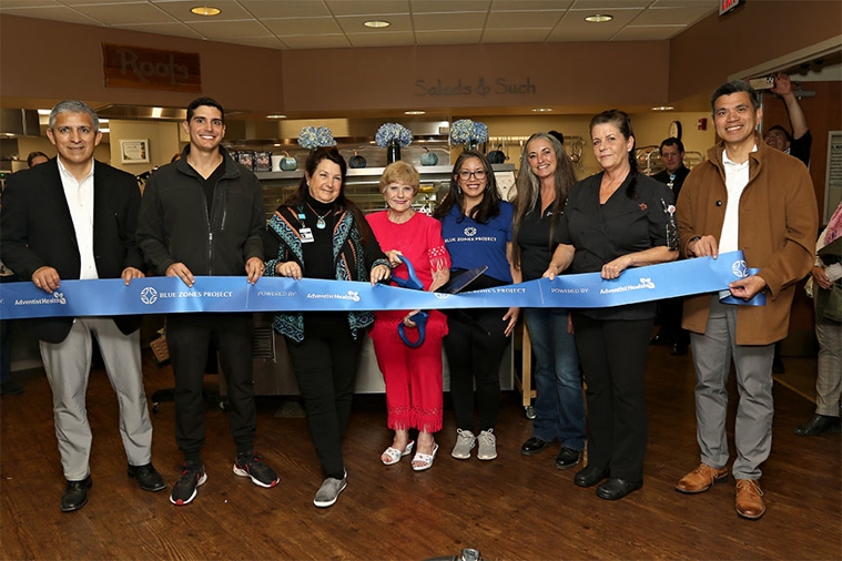 Congratulating Roots as a Blue Zones Approved Restaurant