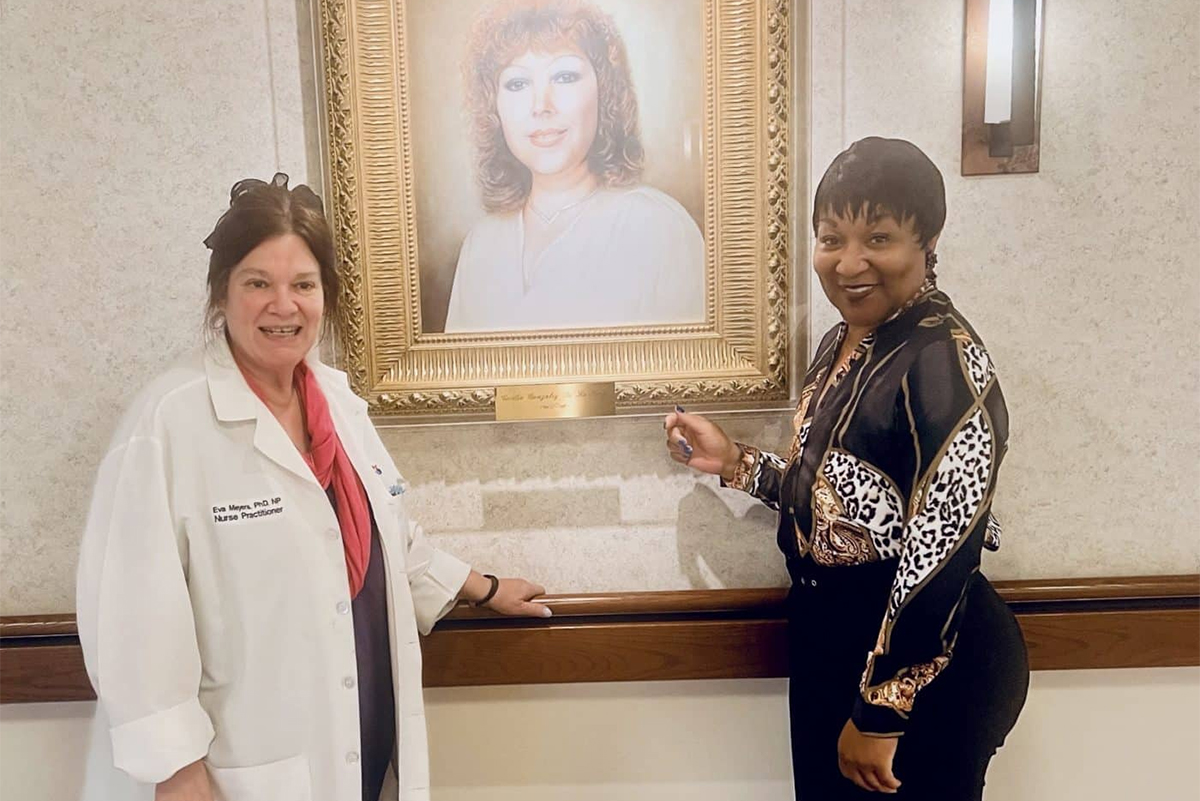 Agnes Judge Visits Cancer Center on Her Nationwide Tour