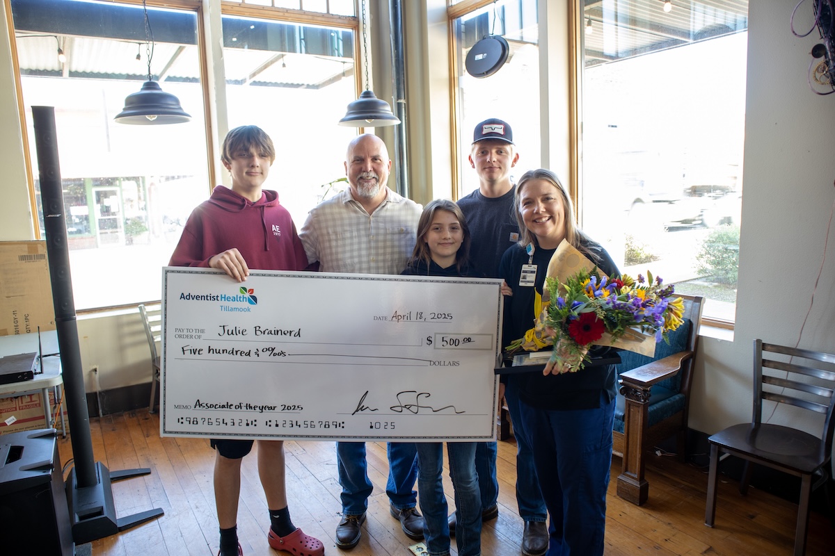 Adventist Health Tillamook 2024 Associate of the Year Named