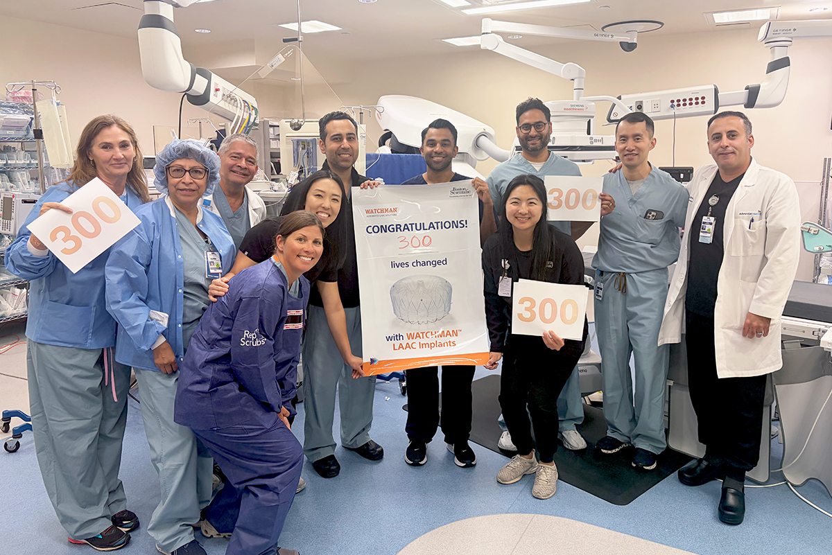 New Cath Lab, Major Milestone: Team Completes 300th Watchman Procedure