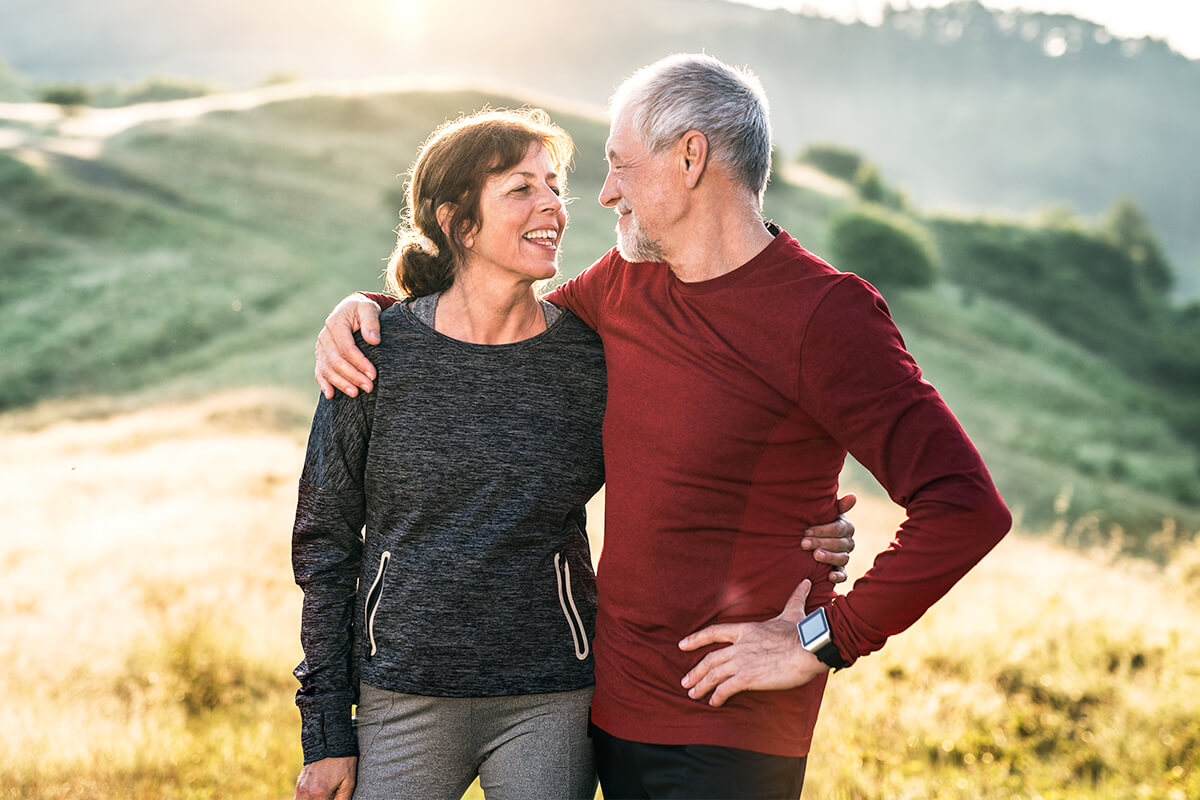 Couple On Hike